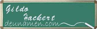 Gildo Hackert Visitenkarte